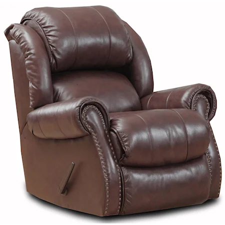 Leather Rocker Recliner